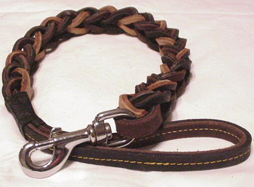 BRAIDED LEATHER STRAPPING